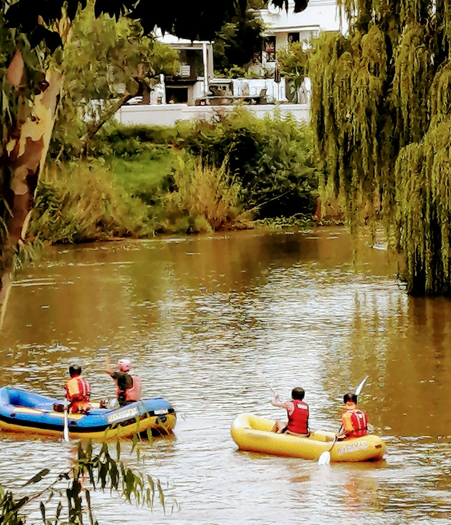 Rafting on the Vaal